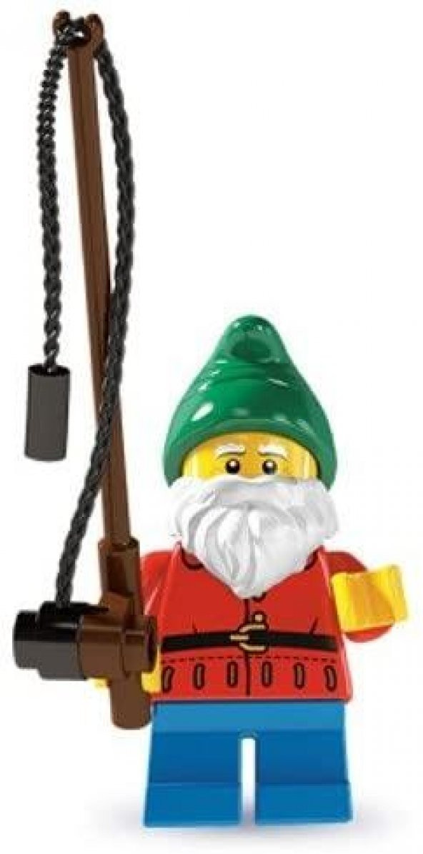 Lego Minifigür - Seri 4 - 8804 - Lawn Gnome ürün görseli 1