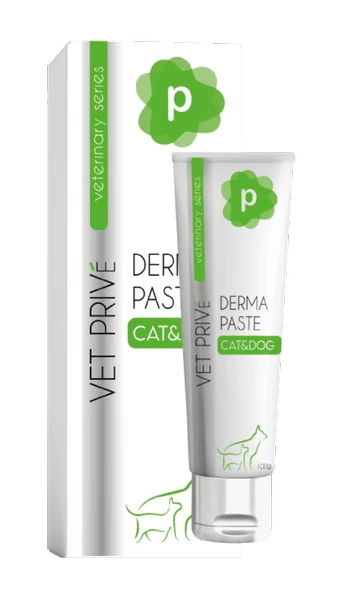 Vet Prive Derma Pasta Kediler ve Köpekler için Dermatolojik 100 gr. ürün görseli 1
