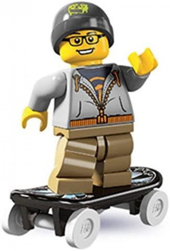 Lego Minifigür - Seri 4 - 8804 - Street Skater ürün görseli 1
