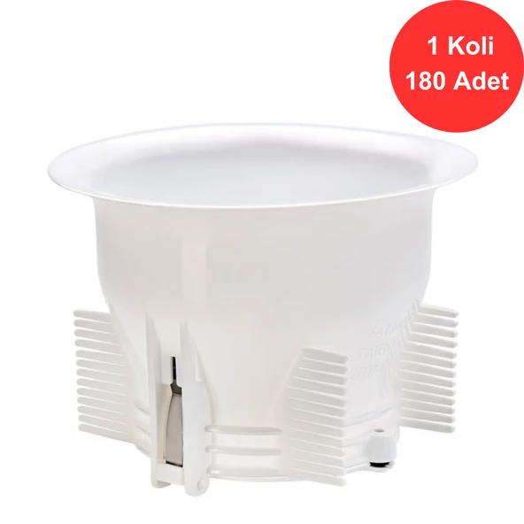 Flora Eko Sessiz Çift Kanatlı Wc Kapağı (F064) x 180 Adet ürün görseli 1