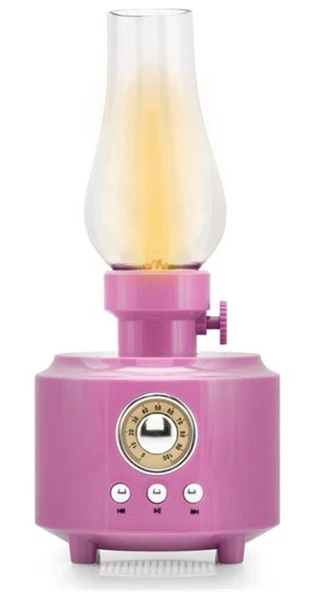 Hadron C210 Pembe Bluetooth Nostalji Gaz Lambası Speaker100-100-200MM ürün görseli 1