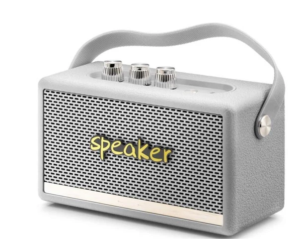 Hadron KILBURN3 Beyaz Bluetooth Nostalji Speaker168-103-72MM ürün görseli 1
