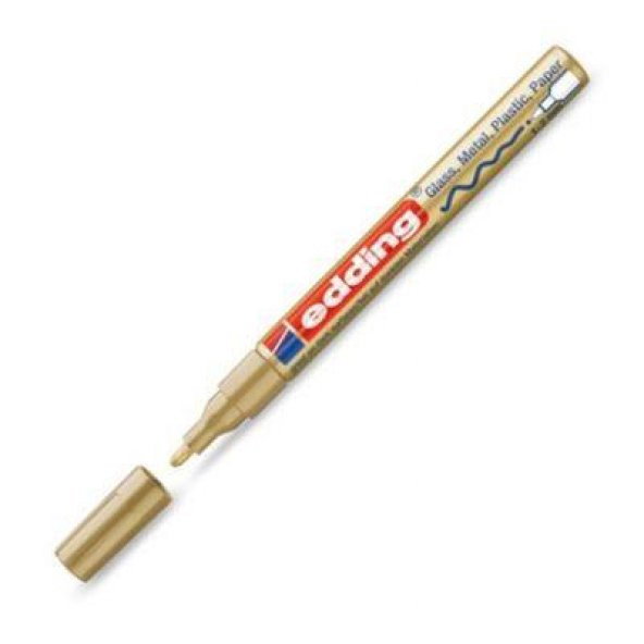 EDDING DEKORASYON MARKORU E-751 ALTIN ürün görseli 1