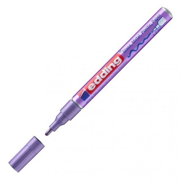 EDDING DEKORASYON MARKORU E-751 METALIK MOR ürün görseli 1