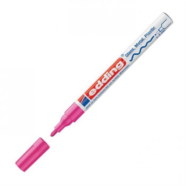 EDDING DEKORASYON MARKORU E-751 METALIK PEMBE ürün görseli 1