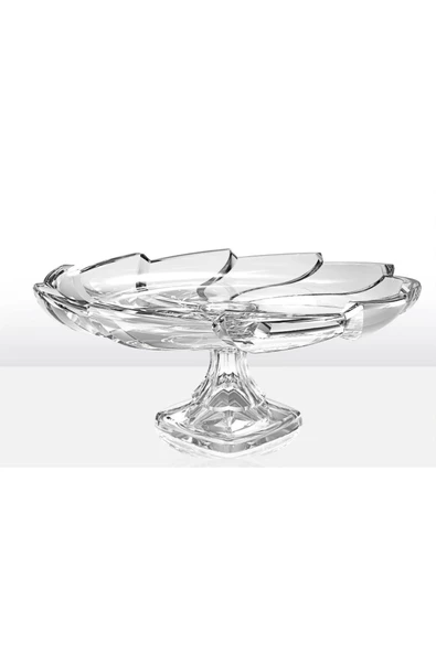 Kristal Ayaklı Servis Tabak 31 cm - Resim 2