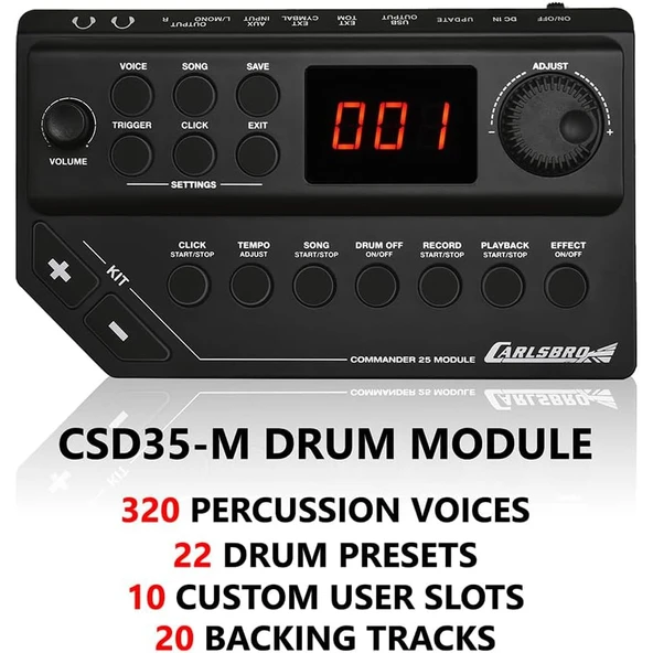 Carlsbro CSD35M Elektro Davul Seti - Resim 11