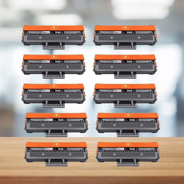Samsung MLT-D104S Muadil Toner 10'lu Avantaj Paket/ ML-1660 / ML-1665 / ML-1670 / ML-1675 ürün görseli 1
