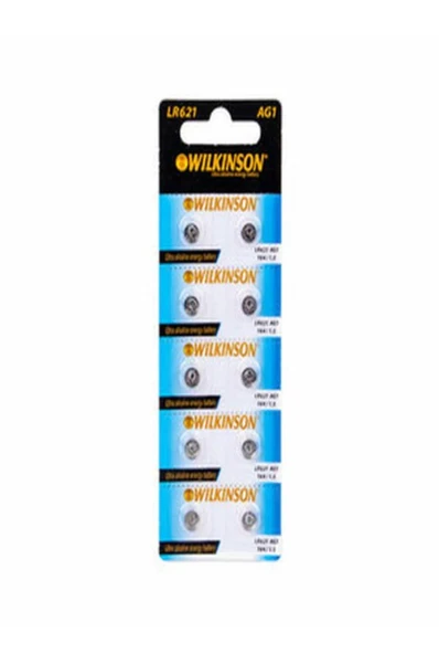 wılkınson AG1 LR621 364A 1.5V Alkalin Pil 10 ADET ürün görseli 1