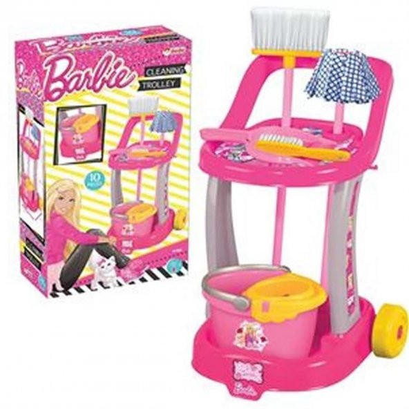 Barbie Temizlik Arabası 01970 ürün görseli 1