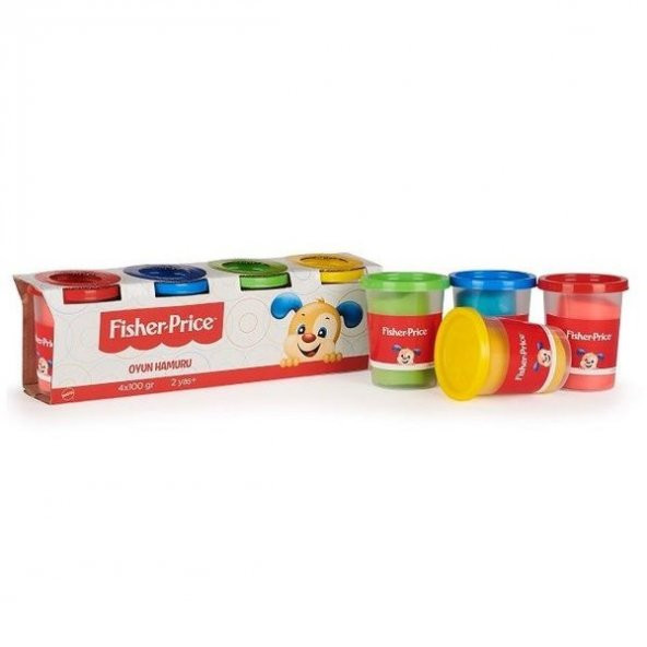 Fısher Prıce Oyun Hamuru 4 Lü (4x100 Gr.) GPN20 ürün görseli 1