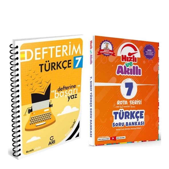Arı 7. Sınıf Türkçe Defteri ve Tammat Soru Bankası Seti 2 Kitap ürün görseli 1