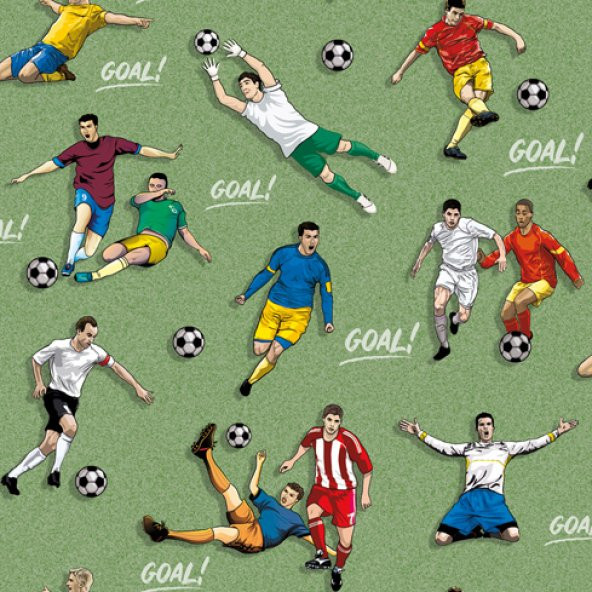 Vision 202-A Futbol Temalı Çocuk Odası Duvar Kağıdı ürün görseli 1