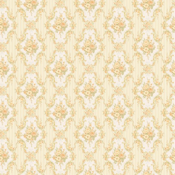 Classic 335-A Vintage Damask Desenli Duvar Kağıdı ürün görseli 1