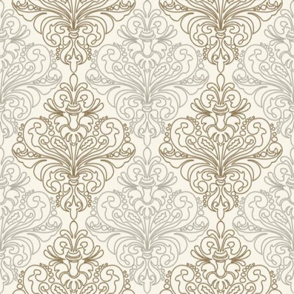 Harmony 117-A Damask Motifli Duvar Kağıdı ürün görseli 1