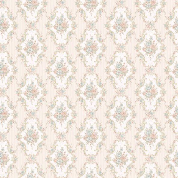 Classic 335-C Klasik Damask Desenli Duvar Kağıdı - Resim 2