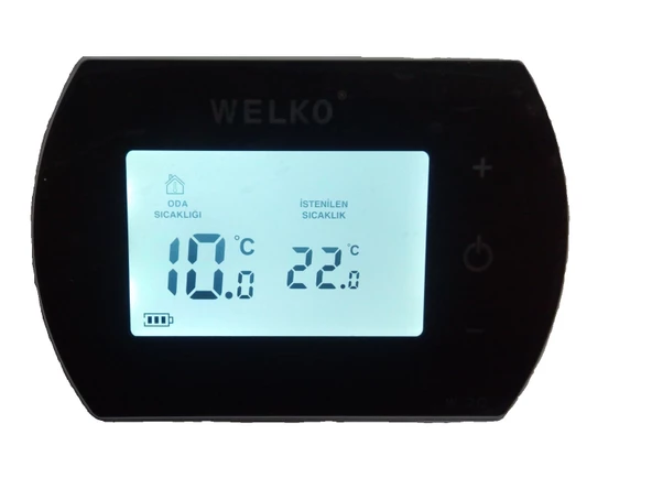 Welko Kablolu Dijital Oda Termostatı W20 S20 ürün görseli 1