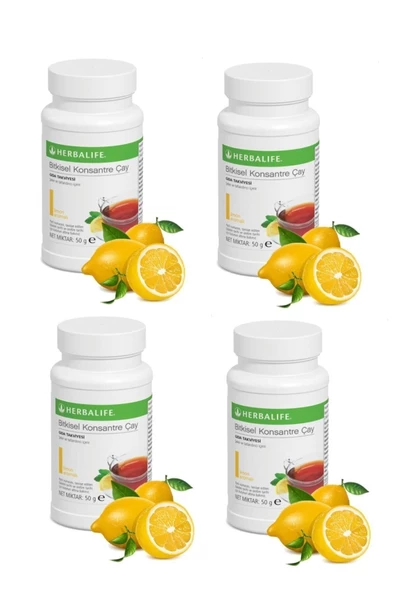 HERBALİFE 4 Lü Çay Seti 4 Adet 50 Gr Limon Aromalı ürün görseli 1