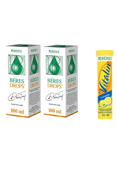 BERES Drops Plus 100 ML X 2 Adet - Beres Vitalin C Vitamini ürün görseli 1