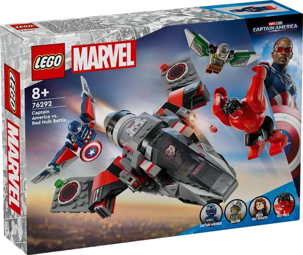 LEGO Super Heroes 76292 Captain America vs. Red Hulk Battle ürün görseli 1