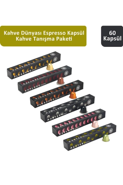 Kahve Dünyası Espresso Kapsül Tanışma Paketi 60 Kapsül ürün görseli 1