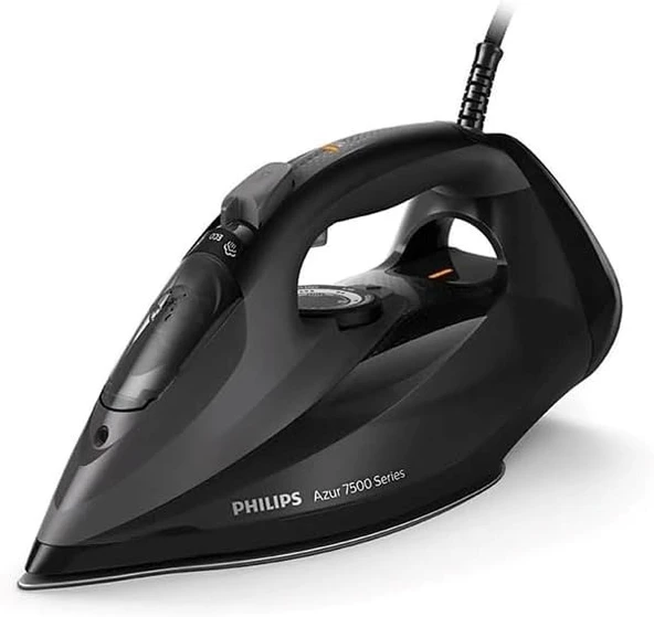 Philips Azur DST7511/80 7500 Serisi Siyah 3200 W Buharlı Ütü ürün görseli 1