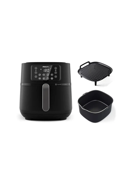 Philips 5000 Serisi XXL Airfryer, Uzaktan Bağlantı, 1.4kg, 7.2L Kapasite + Aksesuarlar, HD9285/96 ürün görseli 1