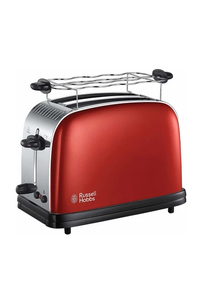 RUSSELL HOBBS 23330-56 İki Dilim Kapasiteli Kırmızı Ekmek Kızartma Makinesi ürün görseli 1