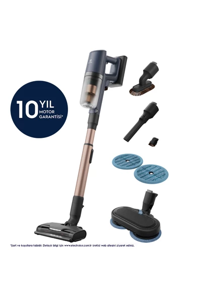 Electrolux EP82H25WET 800 Serisi Mop Başlıklı Kablosuz Islak&Kuru Süpürge ürün görseli 1