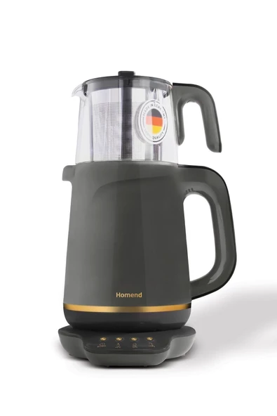 HOMEND Royaltea 1762h Konuşan Çay Makinesi Antrasit ürün görseli 1