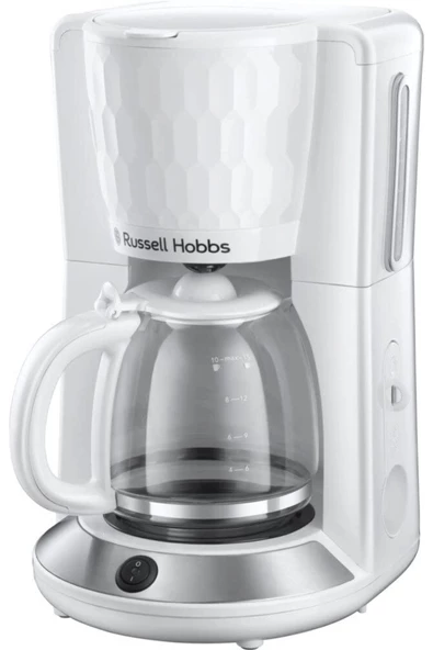RUSSELL HOBBS 27010-56 Honeycomb Beyaz Kahve Makinesi ürün görseli 1