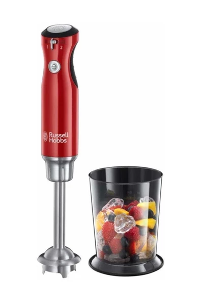 RUSSELL HOBBS 25230-56 Retro El Blender - Kırmızı ürün görseli 1