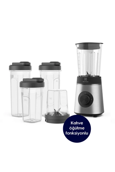 Electrolux E4CB1-6ST Create 4 Kahve ve Baharat Öğütebilen Smoothie Blender, 350 W, Paslanmaz Çelik Bıçaklı ürün görseli 1