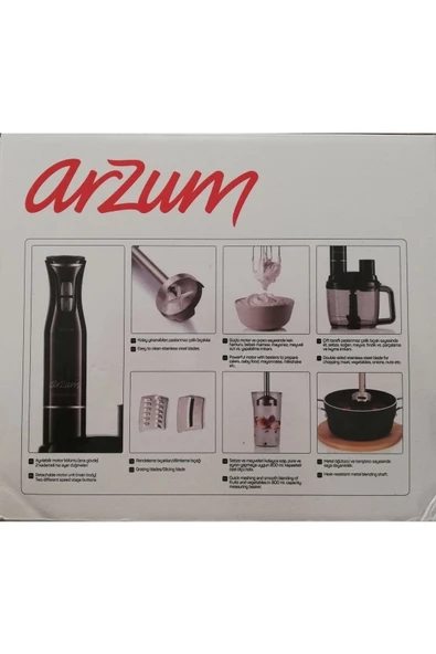 Arzum Starblend 1500 W Multi Blender Seti - Resim 3