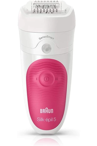 Store Silk-Epil 5 5500 Sensosmart Epilatör 2 Ek Parçalı Islak ve Kuru Kablosuz Epilasyon Başlangıç S ürün görseli 1