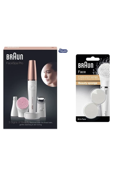 Braun Facespa Pro 912 Yüz Epilatörü Face Peeling 80-b ürün görseli 1