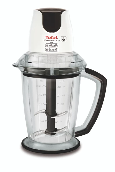 TEFAL MB470B MasterChop Powelix Maxi 4 Bıçaklı Rondo ve Doğrayıcı 500 W Beyaz ürün görseli 1
