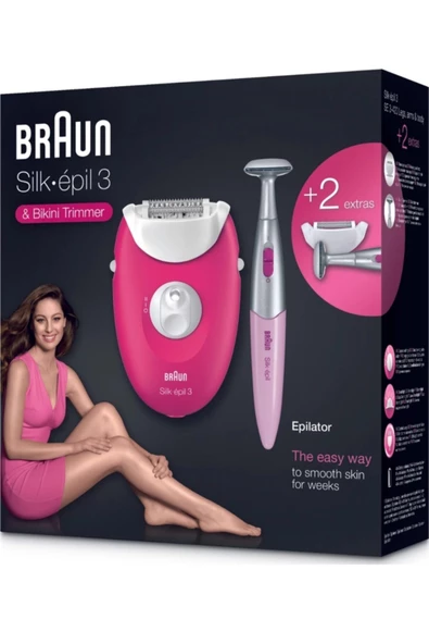 Braun Silk-epil 3 3-420+Bikini Trimmer Epilasyon Aleti ürün görseli 1