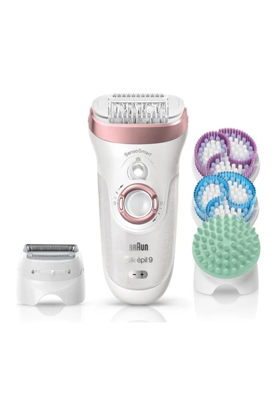 Braun Silk-épil 9 9990 SkinSpa SensoSmart Epilatör Rose Gold, 13 Ek Parçalı Epilasyon Aleti ürün görseli 1