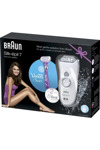 Braun Silk-epil7 7-537 Islak - Kuru Epilatör - Resim 4