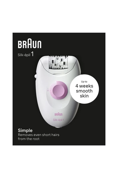 Braun Silk-epil 1 1-000 Epilatör - Resim 7