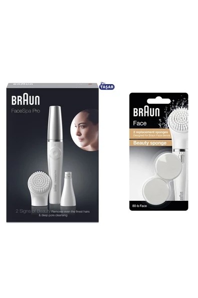 Braun Facespa Pro Serisi (910) Yüz Epilatörü Ve Yüz Temizleme Cihazı + Face Peeling 80-b ürün görseli 1