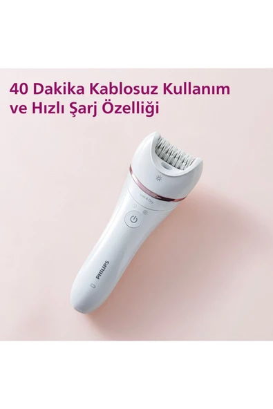 Philips 8000 Serisi BRE720/05 Islak Kuru Epilatör - Resim 7