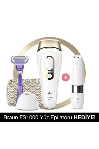 Braun Silk·expert Pl5139 Yeni Nesil Ipl 400.000 Atımlı+ Fs 1000 Mini Düzeltici ürün görseli 1