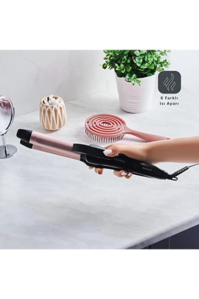 HOMEND Hairmony 4605h 2 In 1 Saç Düzleştirici Ve Maşa ürün görseli 1