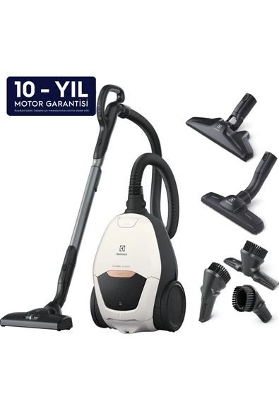 Electrolux Pure Sessiz 57 Db D8 Pd82-alrgt 600w Toz Torbalı Elektrik Süpürgesi Beyaz ürün görseli 1