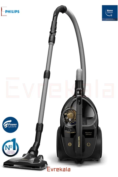 Philips Evrekala Shop Toz Torbasız Süpürge Philips PowerCyclone Marathon Led TriActive Yeni Seri HEPA ürün görseli 1