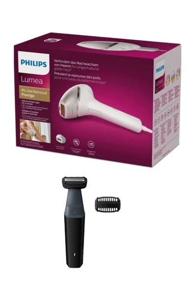Philips Lumea BRI940/00 IPL Lazer Epilasyon - BG3010 Lazer Epilasyon Öncesi Tıraş Makinesi ürün görseli 1