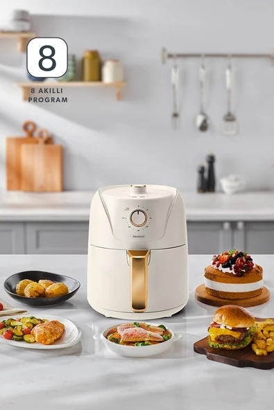 HOMEND Airfryday 2504h 8 Farklı Programlı, Yağsız fritöz 4,3 Litre Airfryer ürün görseli 1