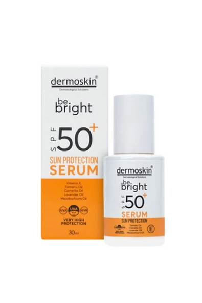 DERMOSKIN BE BRIGHT SUN PROTECTION SERUM SPF50+ ürün görseli 1